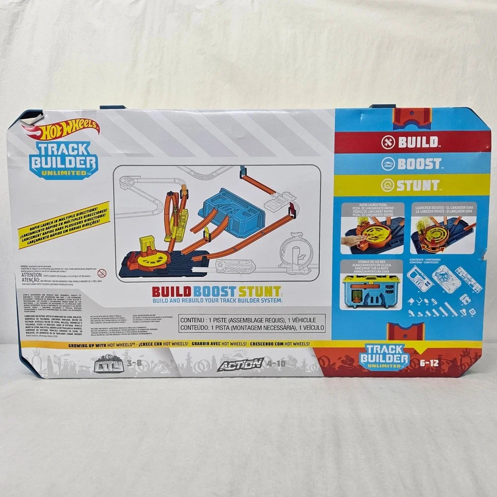 Hot Wheels Track Builder Unlimited Rapid Launch Builder GVG11‎ New Cracked Lid